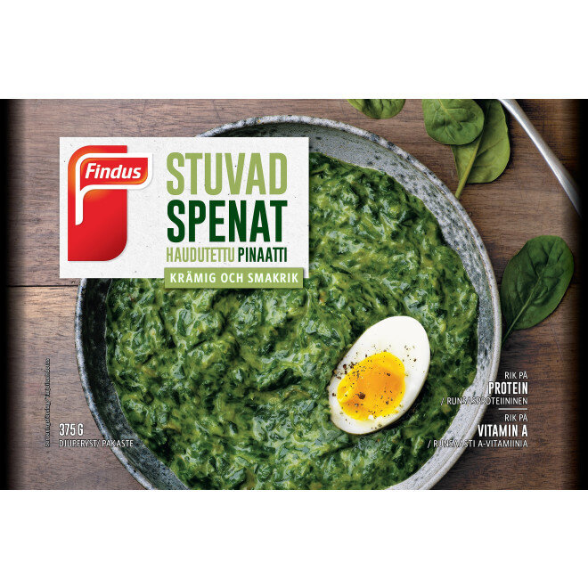 Creamed Spinach 375g (Frozen-18°C) (Best before: 01 Apr 2025)
