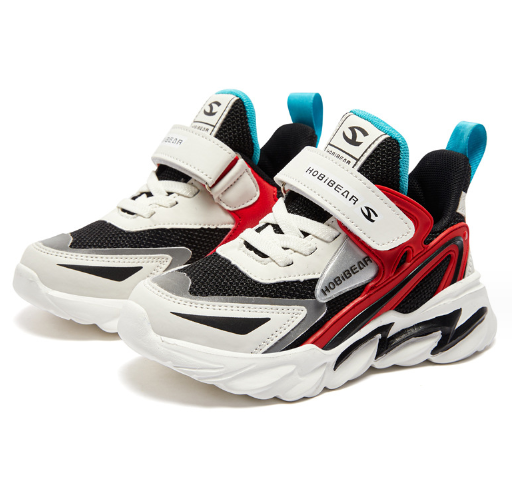 運動鞋(GS7582黑紅)(尺碼26-37碼)(下單後聯絡客服確認發貨尺碼)