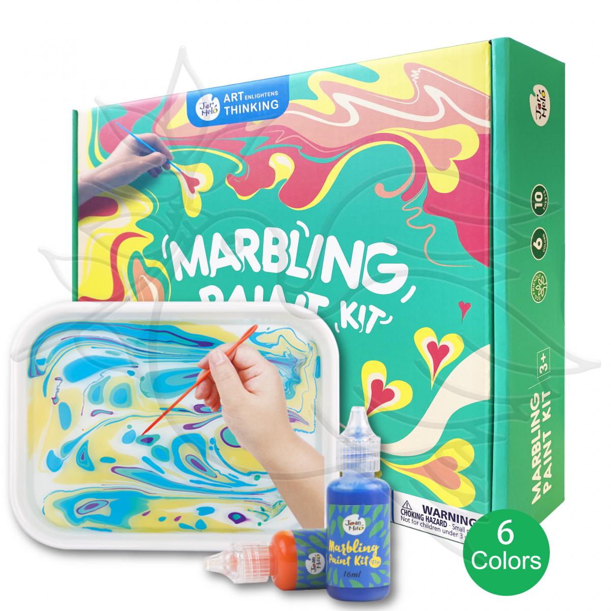 Jar Melo Jar Melo Water Marbling Paint Kit For Kids; 6 Colors