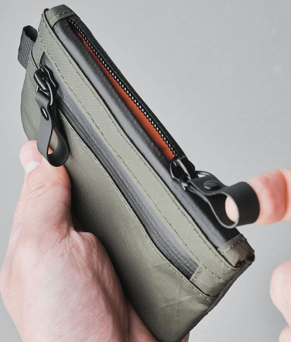 Zip Pouch - Black X-Pac VX21 | Alpaka