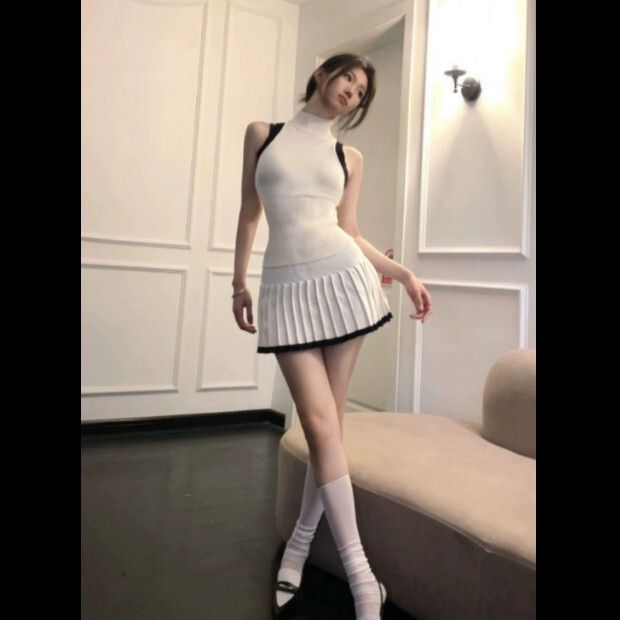 兩件套【上衣+半身裙套裝】尺碼【S碼—XL碼】【下單後請聯絡客服確認發貨尺碼】#K022010120