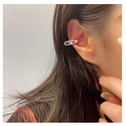 可愛甜美小清新（粉色愛心耳骨夾）#S143020620