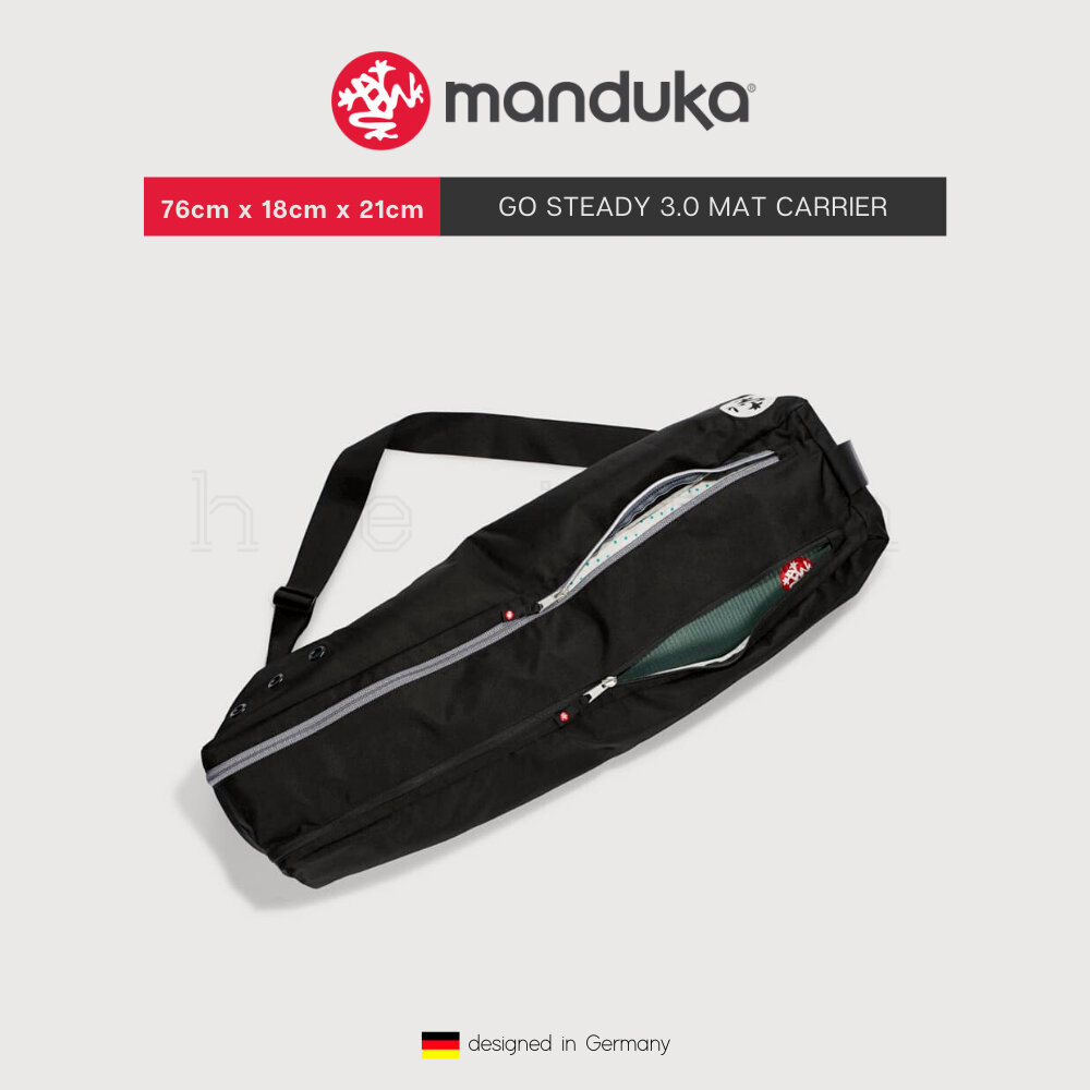manduka, GO STEADY 3.0 MAT CARRIER 瑜伽墊袋- Black