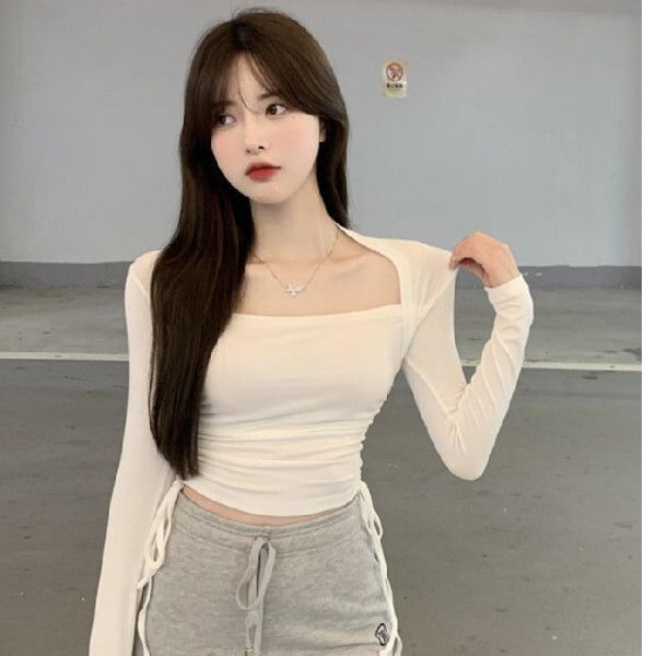 長袖T恤【白色】尺碼【M碼-XXL碼】【下單後聯絡客服確認發貨尺碼】#F128014047