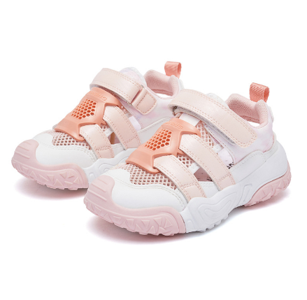 包頭涼鞋(粉白GU7727)(尺碼26-37碼)(下單後聯絡客服確認發貨尺碼)