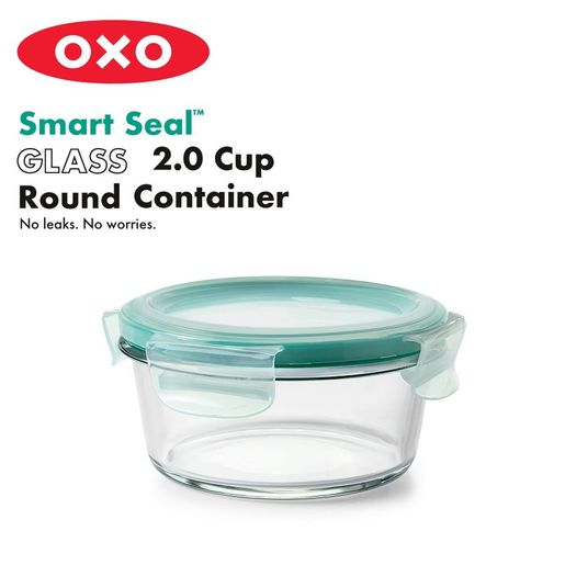 OXO Good Grips 4 Cup Smart Seal Glass Round Container