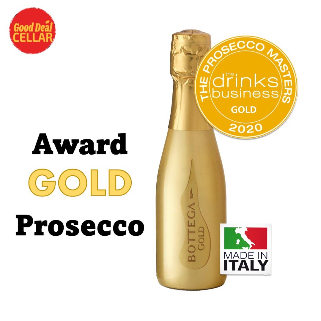 【金樽 200ML】Bottega Prosecco Gold Spumante Wine 乾氣泡酒 意大利 寶迪嘉
