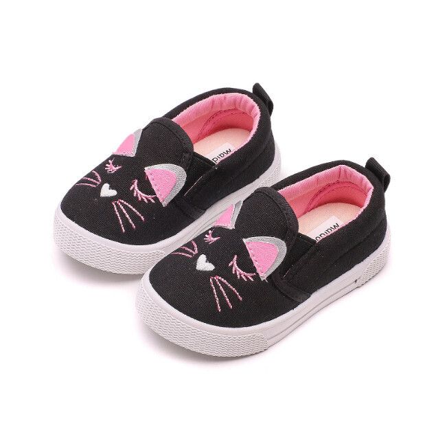 兒童樂福鞋(黑色貓咪)(22/5碼~27/10碼，下單後請與客服確認發貨尺碼)
