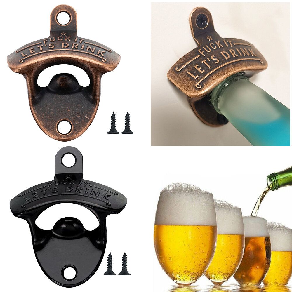 古銅色 掛式開瓶器 啤酒開瓶器 復古開瓶器 創意家居餐桌用品