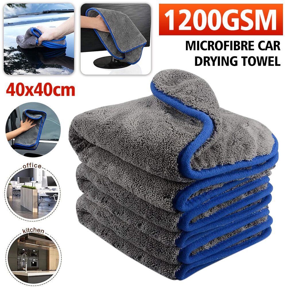 超細纖維毛巾 雙面吸水洗車毛巾 汽車美容用品 清潔擦車巾