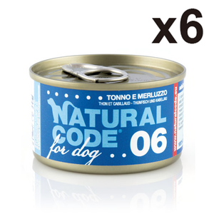 Tuna & Codfish ADULT Dog Can Food (90g x6) 558163