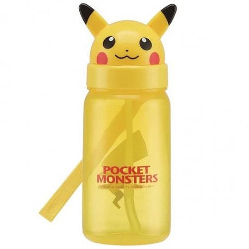 Pokemon Pikachu Die-Cut Straw Type Bottle