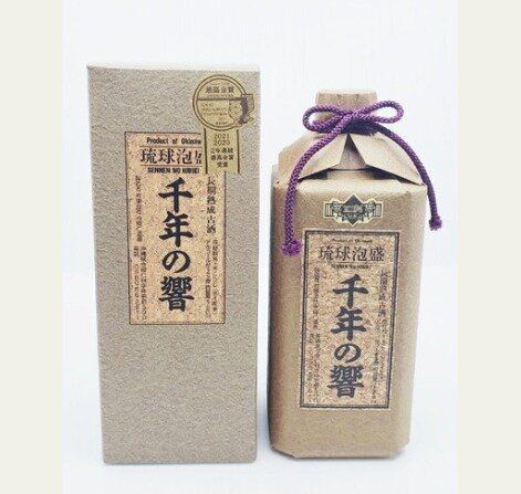 【2本セット】古酒 琉球泡盛 千年の響き 720ml 43% 限定品 琉球の館 沖縄発おみやげ市場 / 千年の響 長期熟成古酒(43度/720ml)