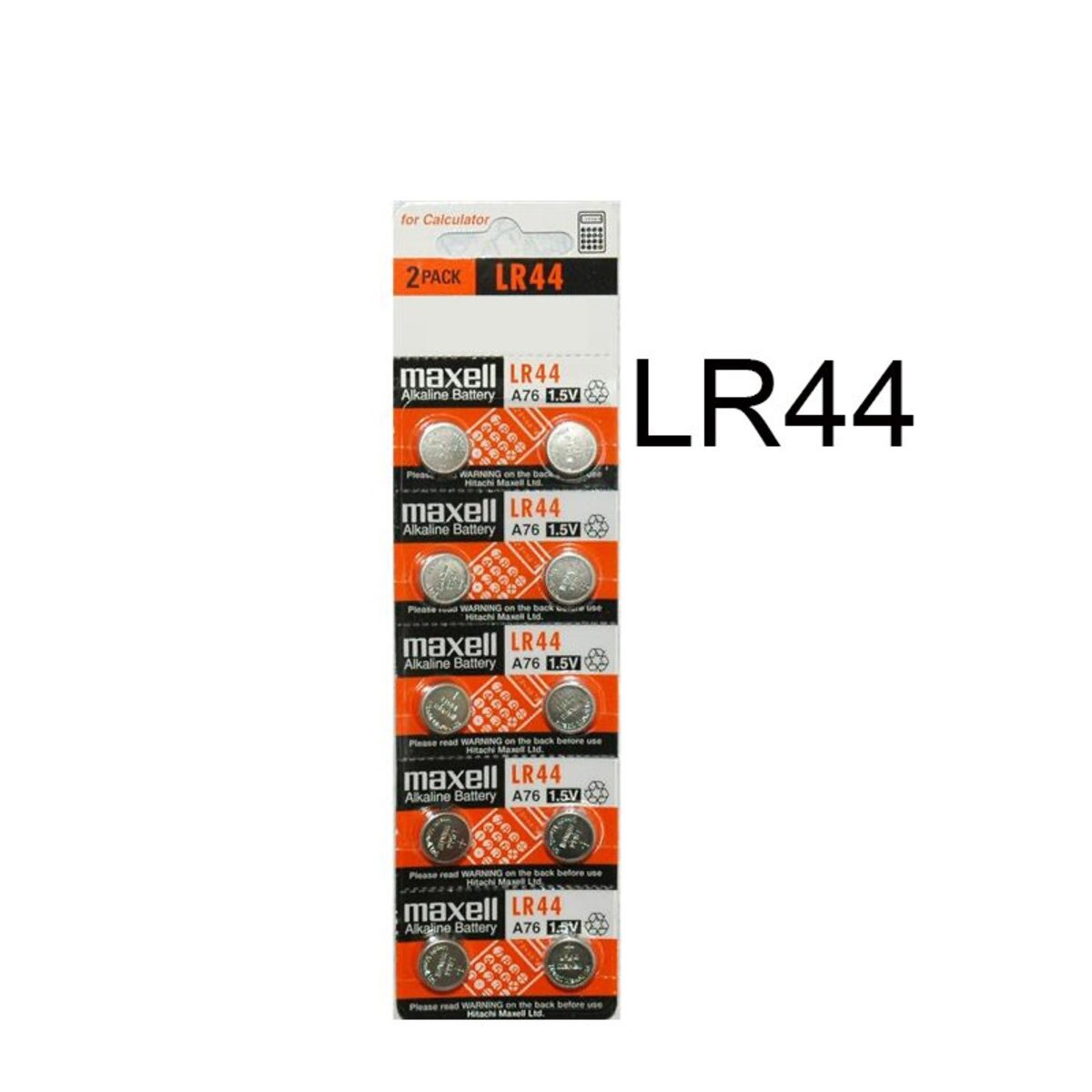 LR44 A76 1.5V Alkaline button Cell Battery 10pcs