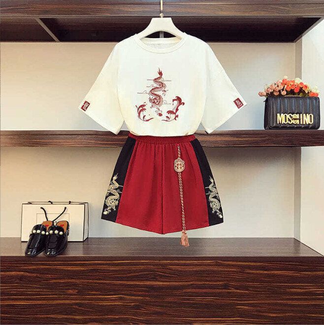 時尚套裝(上衣+褲子 M-5XL 下單後聯絡客服確認發貨尺碼)