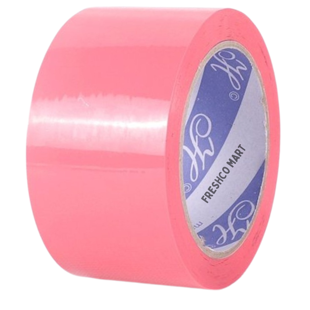 Pink Packing Tape Heavy Duty ColorTape for Shipping Packaging Moving Sealing, Storage 6cm