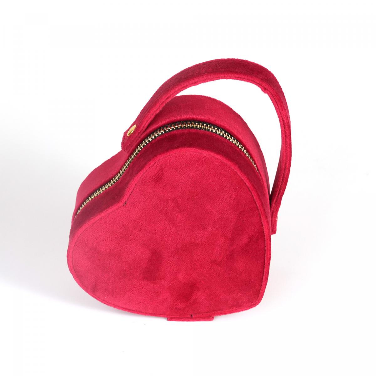 Red Heart Jewellery Pouch [Not For Sale]