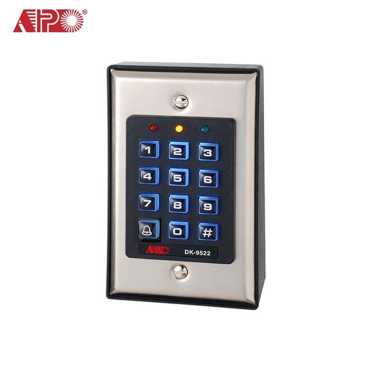 [Hong Kong Brand] DK-9522B Dual Output Access Control Kepad with LED Backlit Light & Doorbell Button