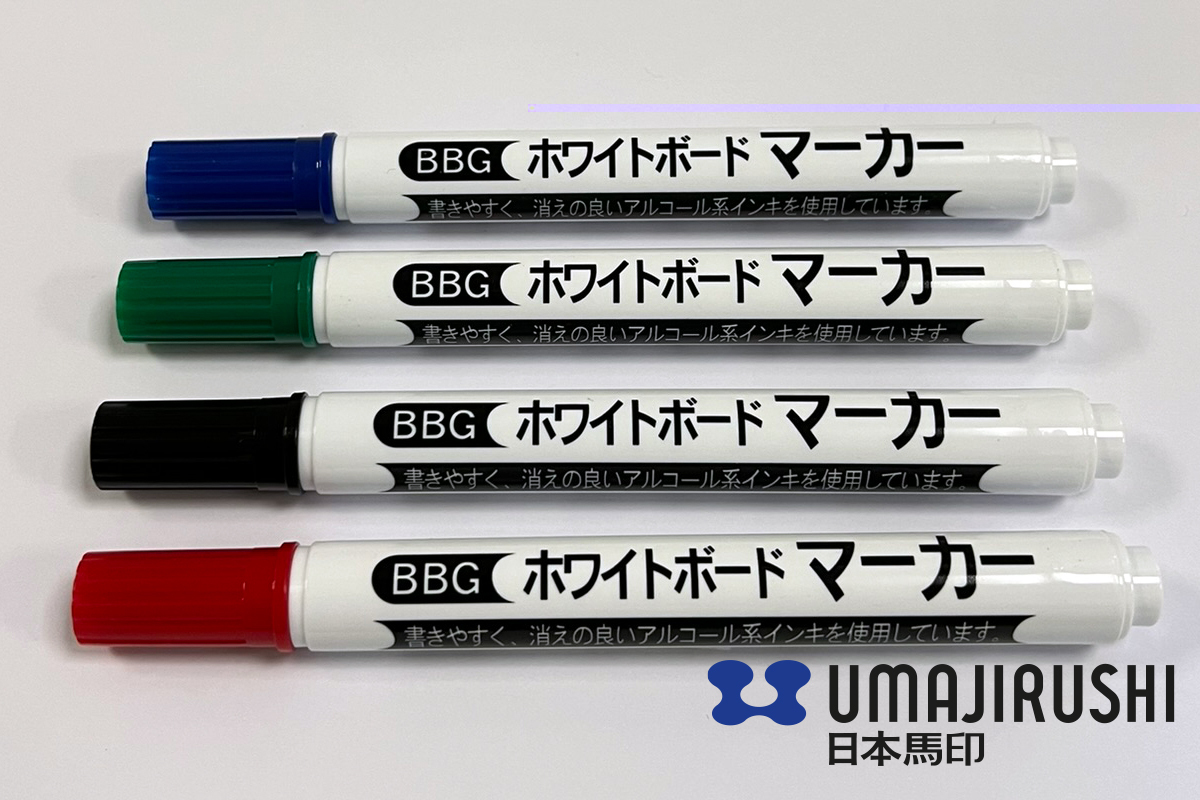 BBG 日本製造水溶性白板筆 8 支套裝 (4色 x 2支)