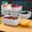 [3Pcs] Lunch Box Containers Bento-Styled Lunch Solution Of, Fruit Storage Box - 280ml