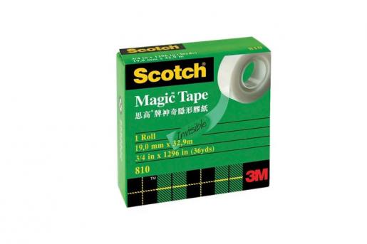 Scotch, Magic™ Tape, Boxed, 3/4 x 36 yd , 810HK