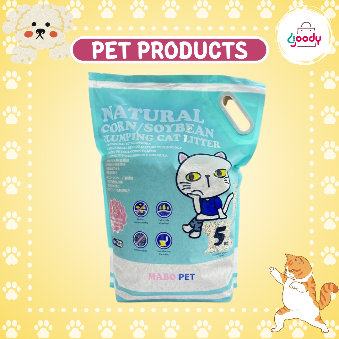 [貓貓用品] - 1.5mm直徑極幼豆腐防霉貓砂 (5kg)