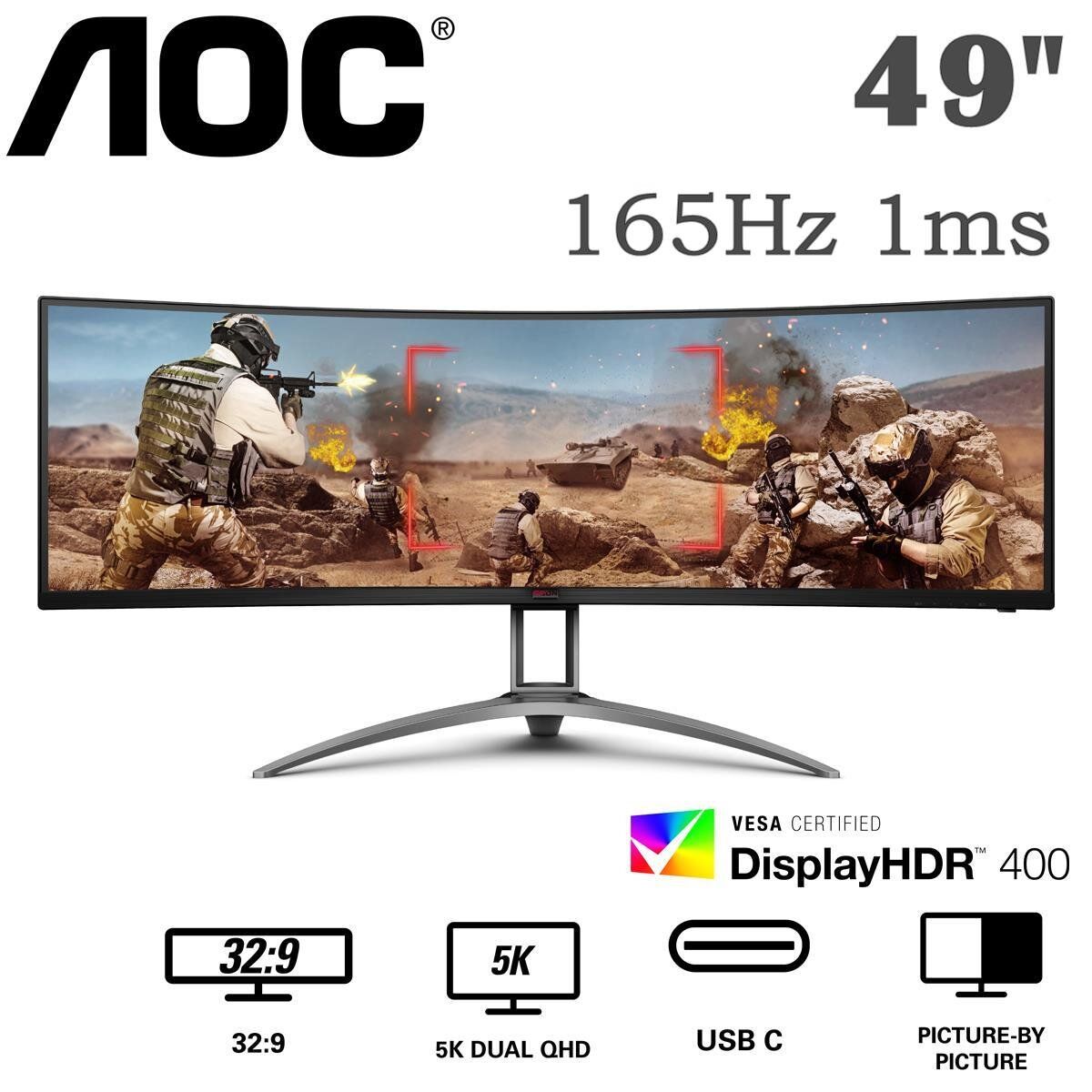 AOC | AGON AG493UCX2 Gaming Monitor 32 