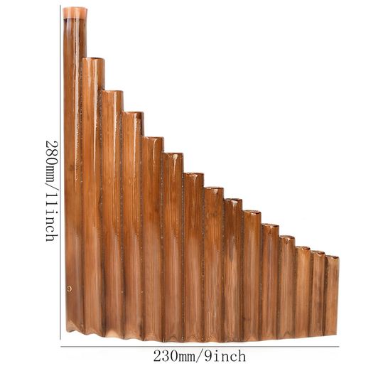 Others brand 15 Pipes G Key Pan Flute Chinese Traditional