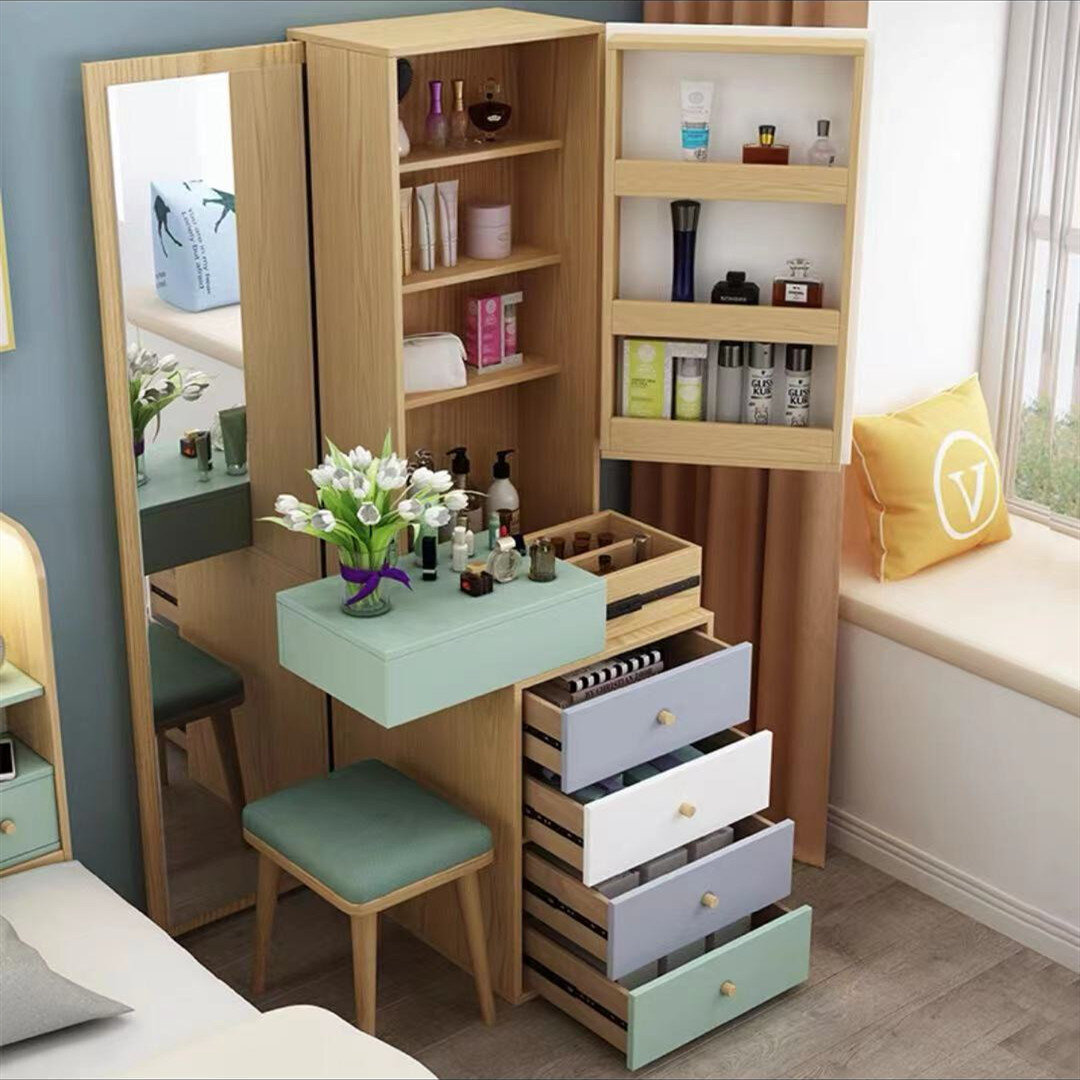 Carpenter | Dressing table with mirror retractable dressing table with ...