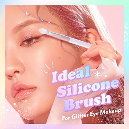 I'M MEME | GLITTER TOPPING BRUSH #glitter applicator/silicone brush HKTVmall Largest HK Shopping Platform