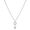 Göessele: rhodium plating, rhinestone, faux pearl, pendant necklace