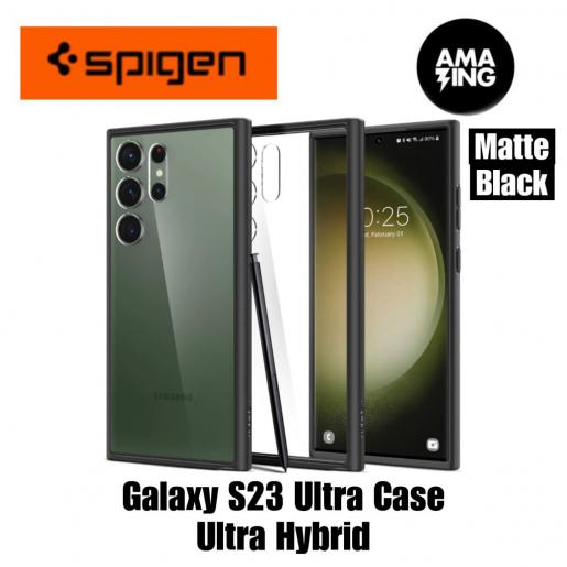 Case SAMSUNG GALAXY S23 ULTRA Spigen Ultra Hybrid Matte black