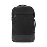 Twill & Leather Backpack - Blackl #INBP100622-BLK