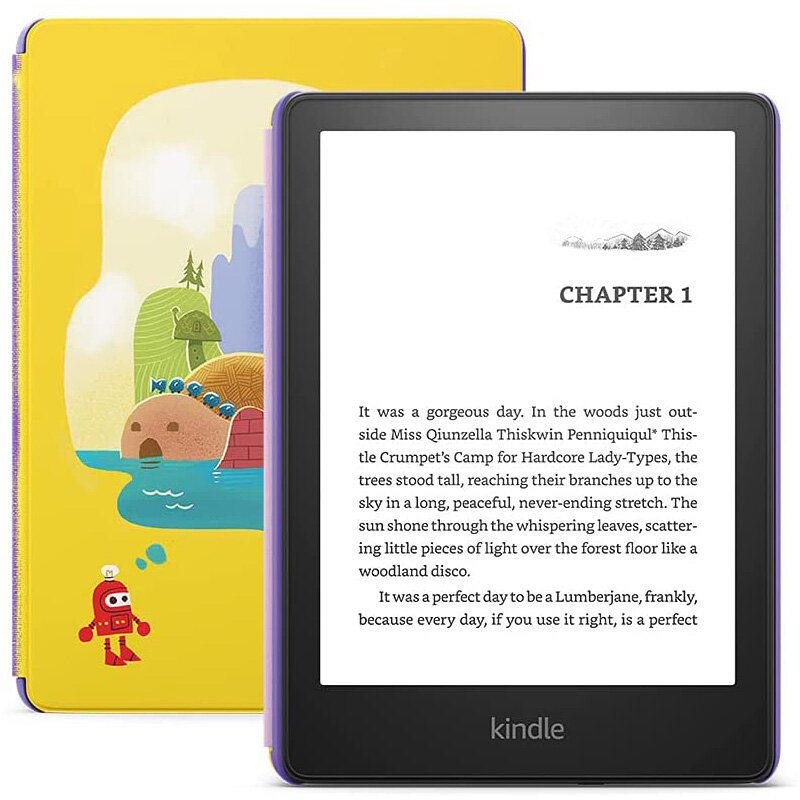 【2021 - 11th gen. KIDS】【Robot Dreams】8GB Kindle Paperwhite Kids Wi-Fi E-Reader (Parallel import)