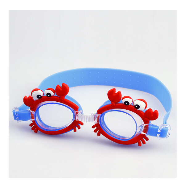 防水防霧兒童泳鏡【紅藍螃蟹】 #H246026289