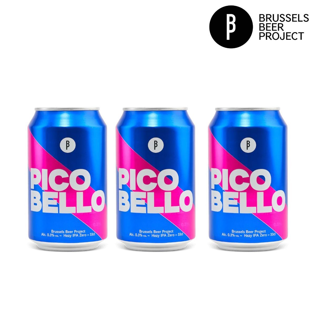 比利時無酒精啤酒 Brussels Beer Project Pico Bello 330ml * 3 罐