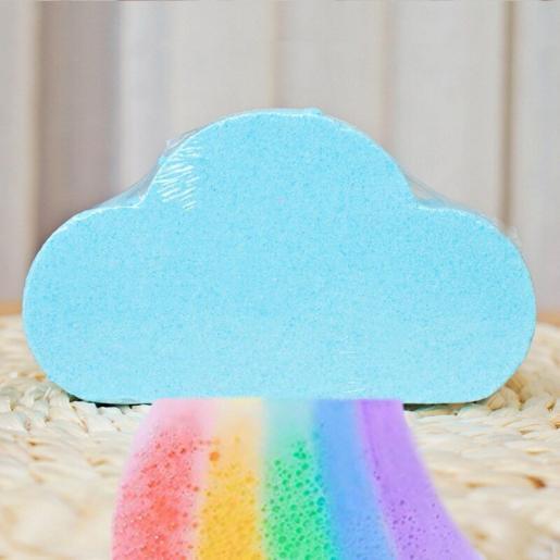 Rainbow Cloud Bath Salt Ball 180g (Ocean /Blue / Rich Bubble Bath Bomb)