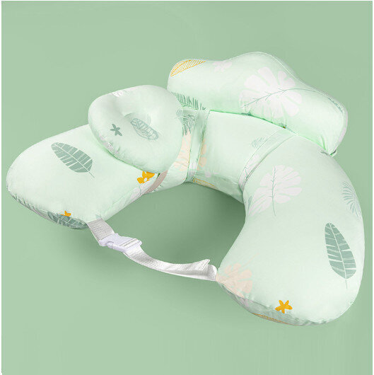 多功能嬰兒餵奶枕（花魅輕綠）