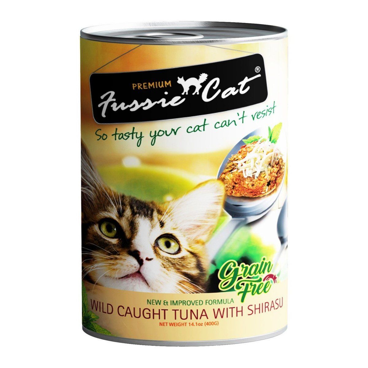 Wild Caught Tuna with Shirasu Cat Canned 400g 