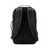 Twill & Leather Backpack - Blackl #INBP100622-BLK