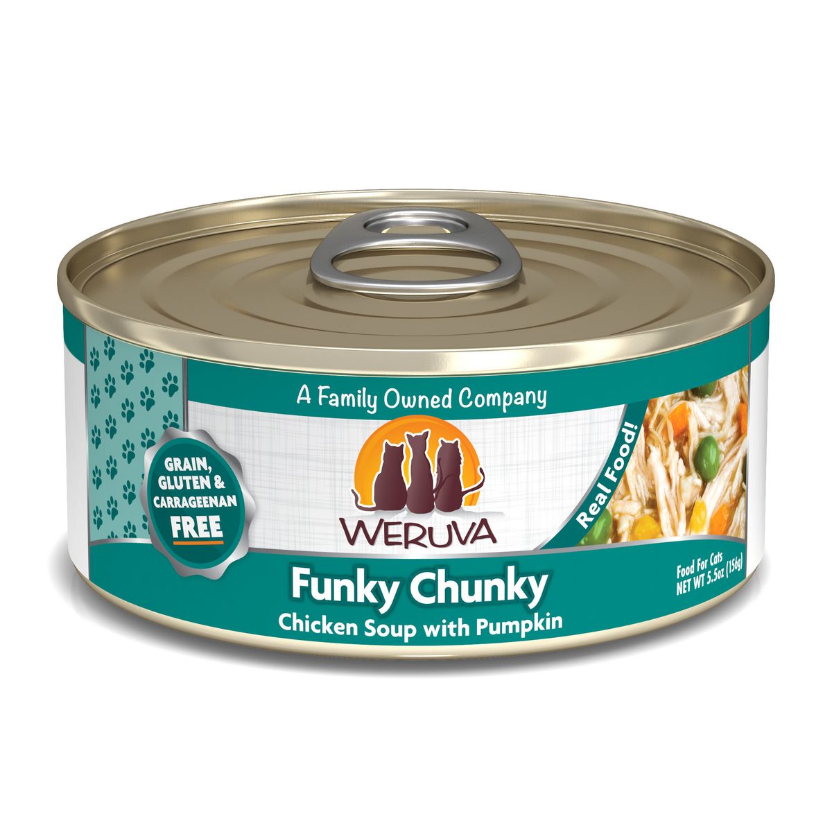 Funky Chunky Chicken Soup & Pumpkin Cat Canned 156G 