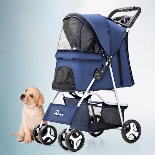 Stroller with deals dog compartment