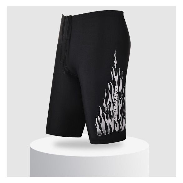 五分平角游泳褲【2XL-4XL碼】【2號灰色】(下單後聯絡客服確認發貨尺碼) #H161023702