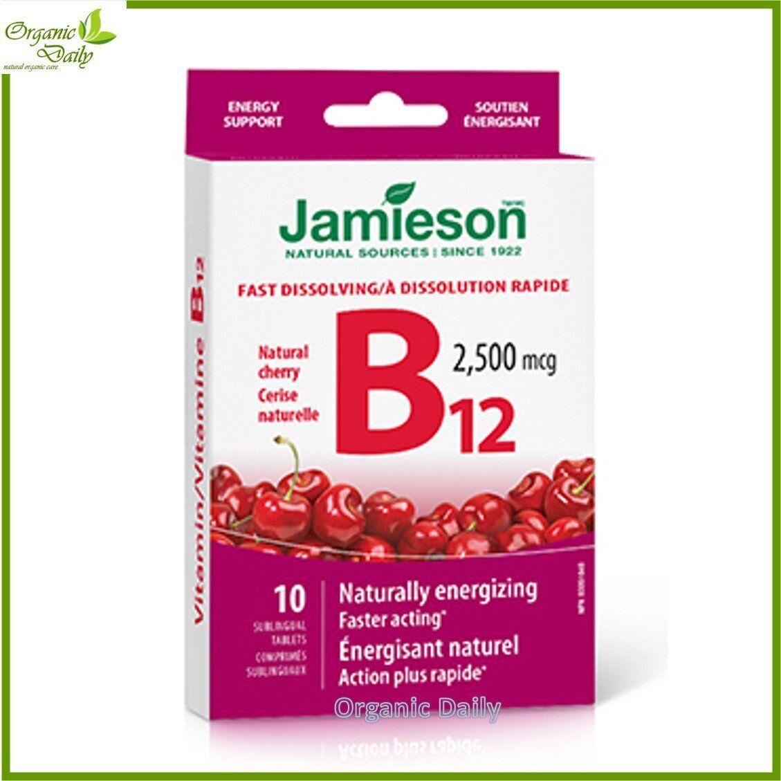 [FREE] Vitamin B12 (2500 mcg) Fast Dissovling 10 tablets [Parallel Goods]