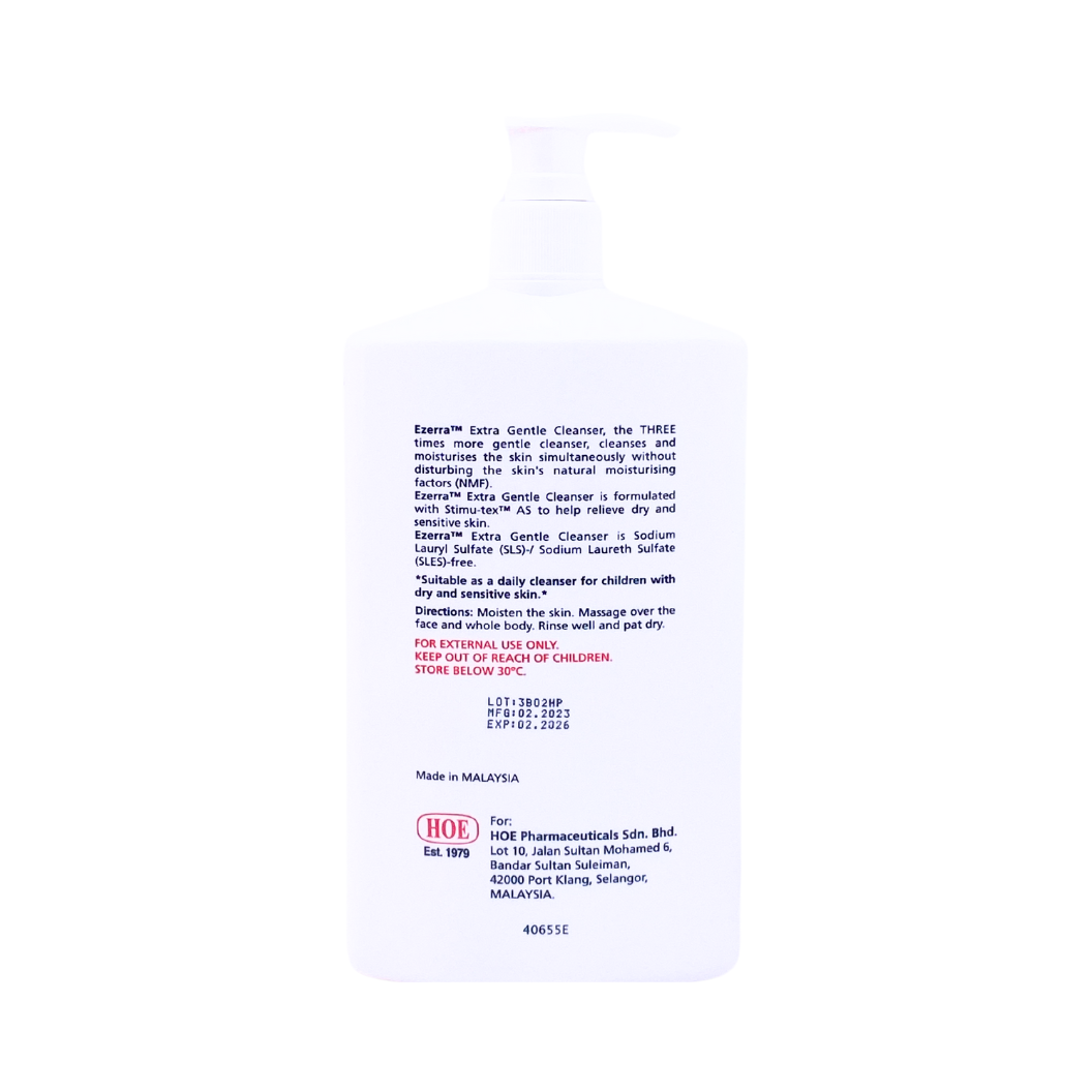 EZERRA EXTRA GENTLE CLEANSER (500ML)