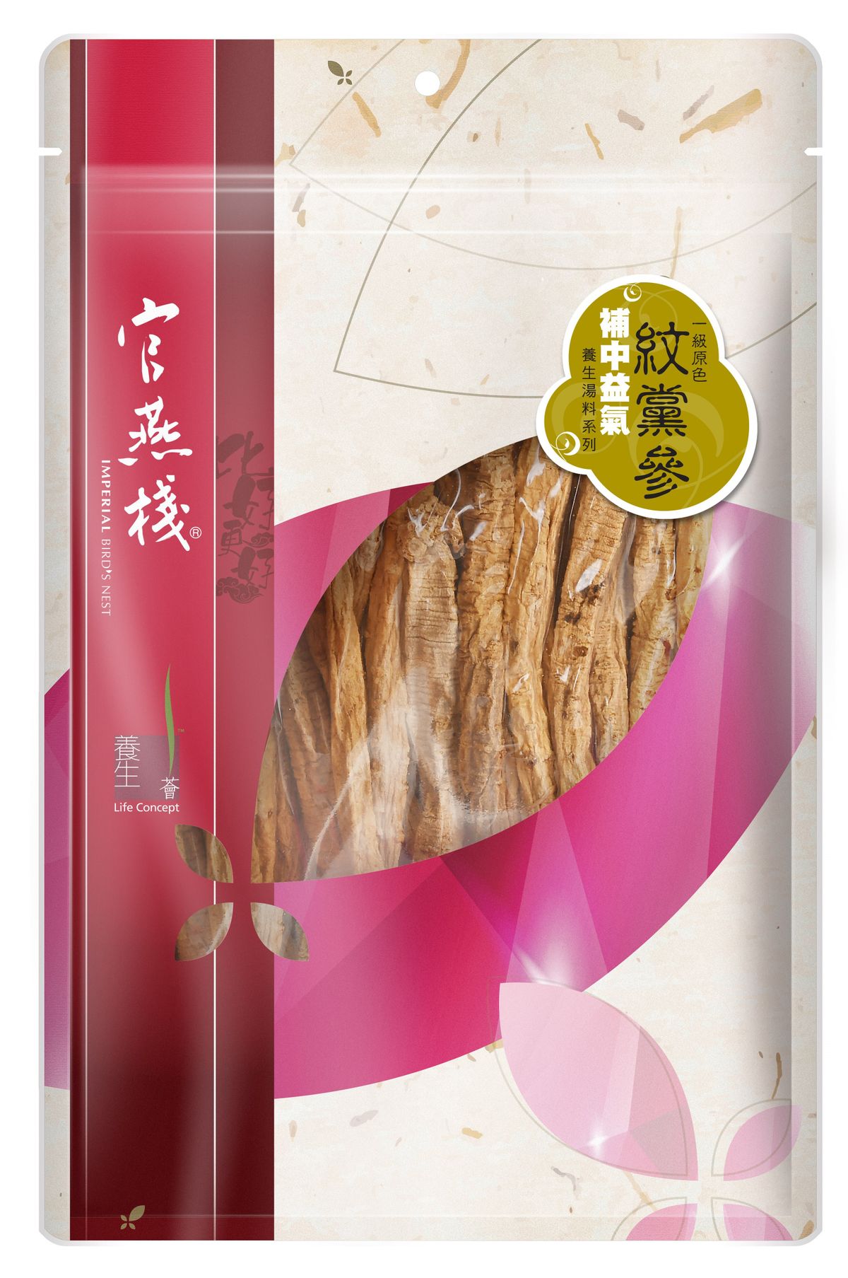 一級原色紋黨參(6兩/包)
