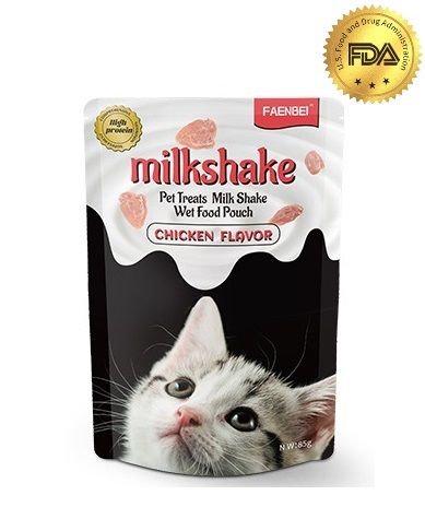 Pets Mall Cat wet food milkshake chicken Sauce 85g Approved by