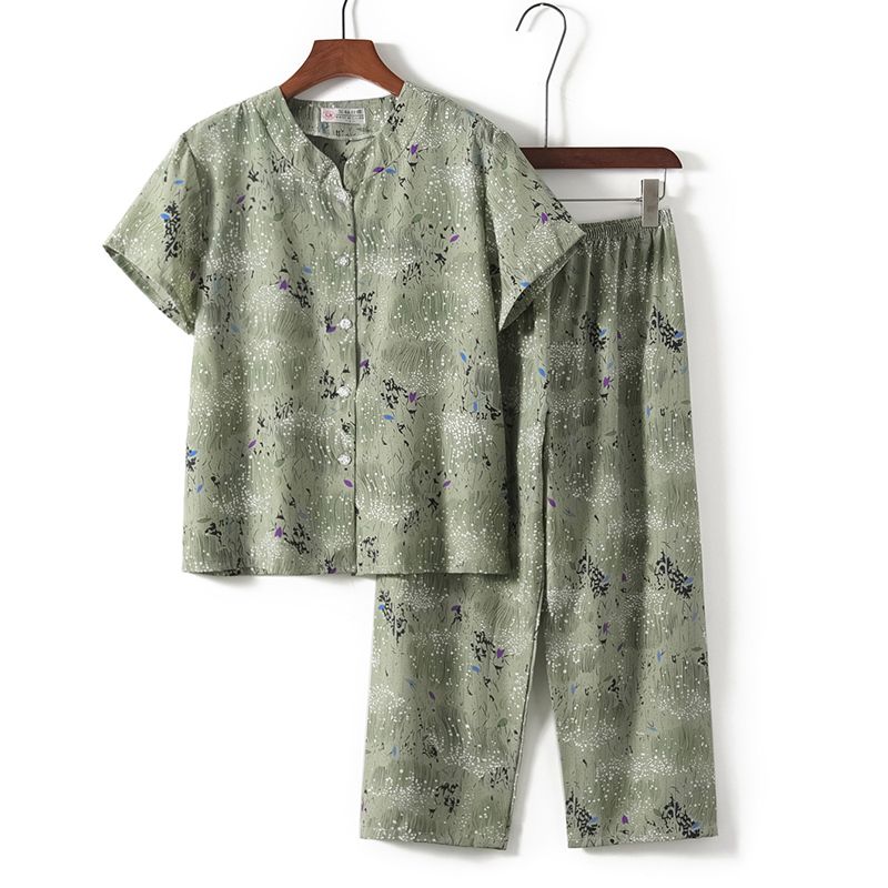 老年人短袖套裝( L-3XL碼 16號色）【下單後請聯絡客服確認發貨尺碼】F001099016