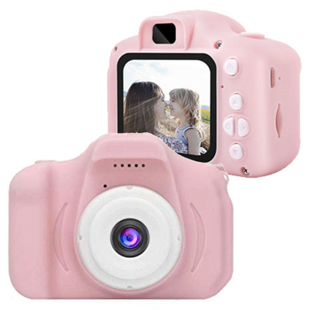 a pink camera