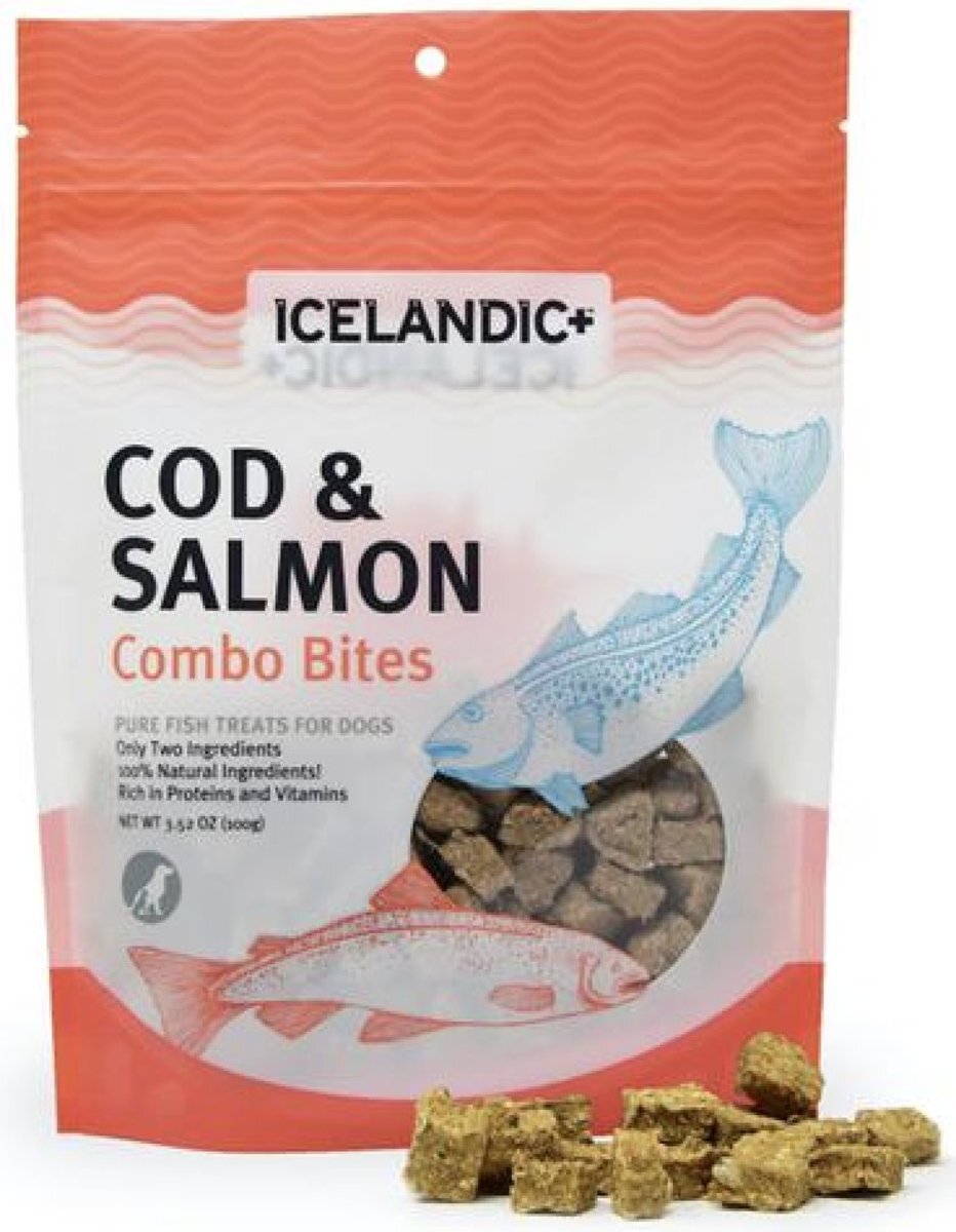 Cod + Salmon|Dog Pure Fish Treats | Combo Bites (100g) 82922